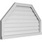 Ekena Millwork Octagonal Top Surface Mount PVC Gable Vent w/ 2"W x 2"P Brickmould Sill Frame, 42"W x 24"H GVPOT42X2403SF - alternate 4